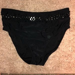 High waisted bathing suit bottoms